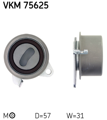 SKF - VKM 75625 - Zatezač, zupčasti kaiš (Kaišni prenos)